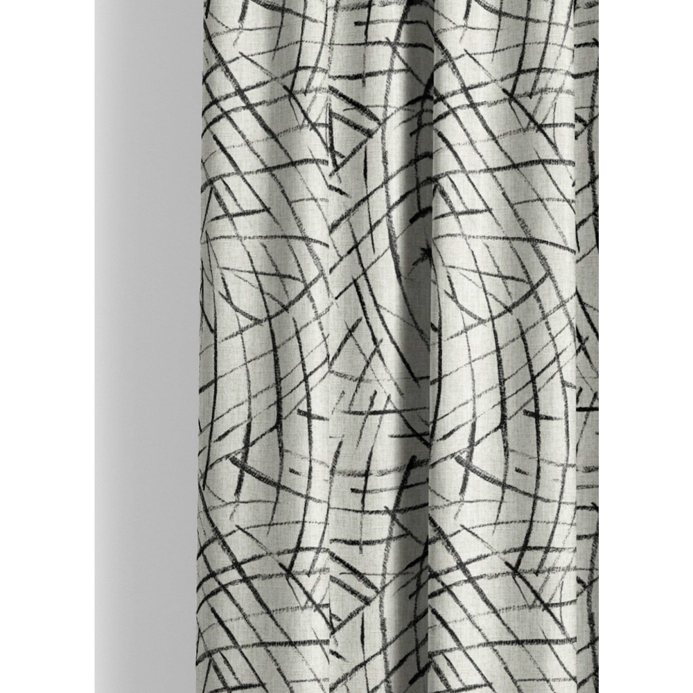 Modern Black Collection – SR No: 904 – Premium Curtain Fabric | Elegant Linen Blend for Drapery & Interiors