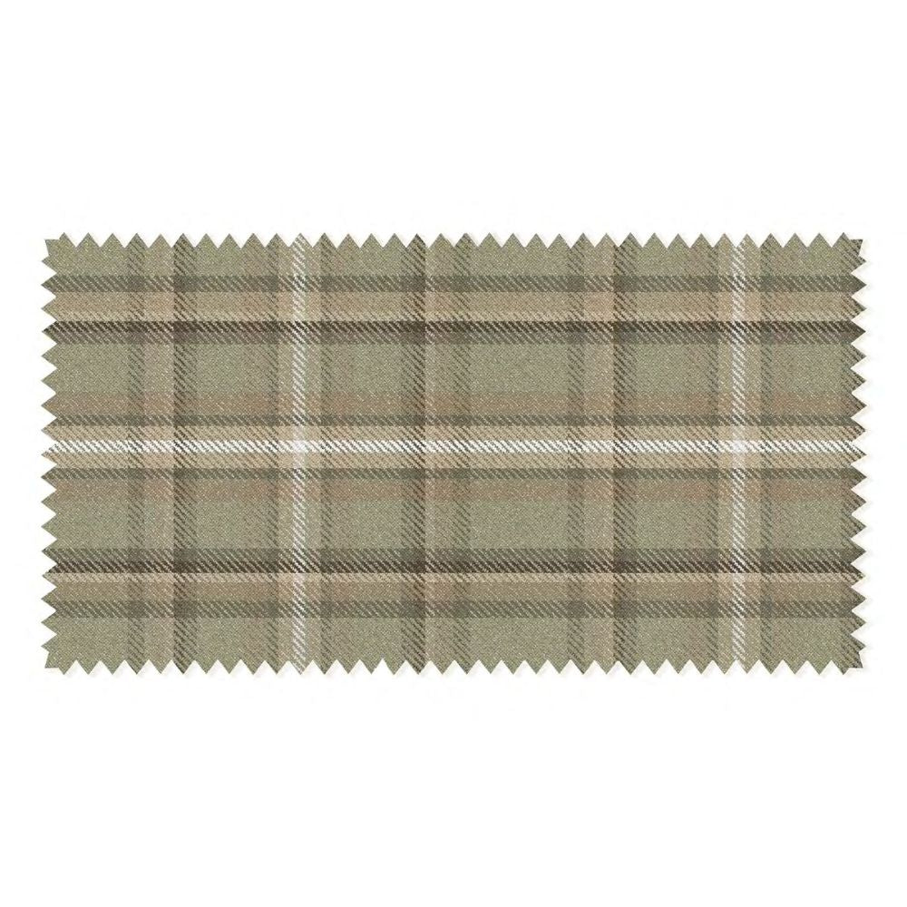 Mulberry II CHECK LIGHT GREEN GREY Sofa Febric
