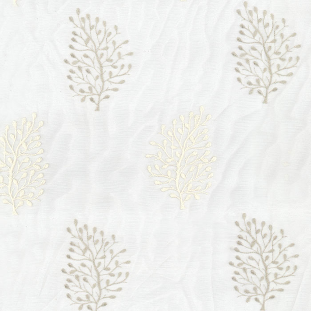 ELEGANT 32534 Embroidery Sheer  Curtain Fabric