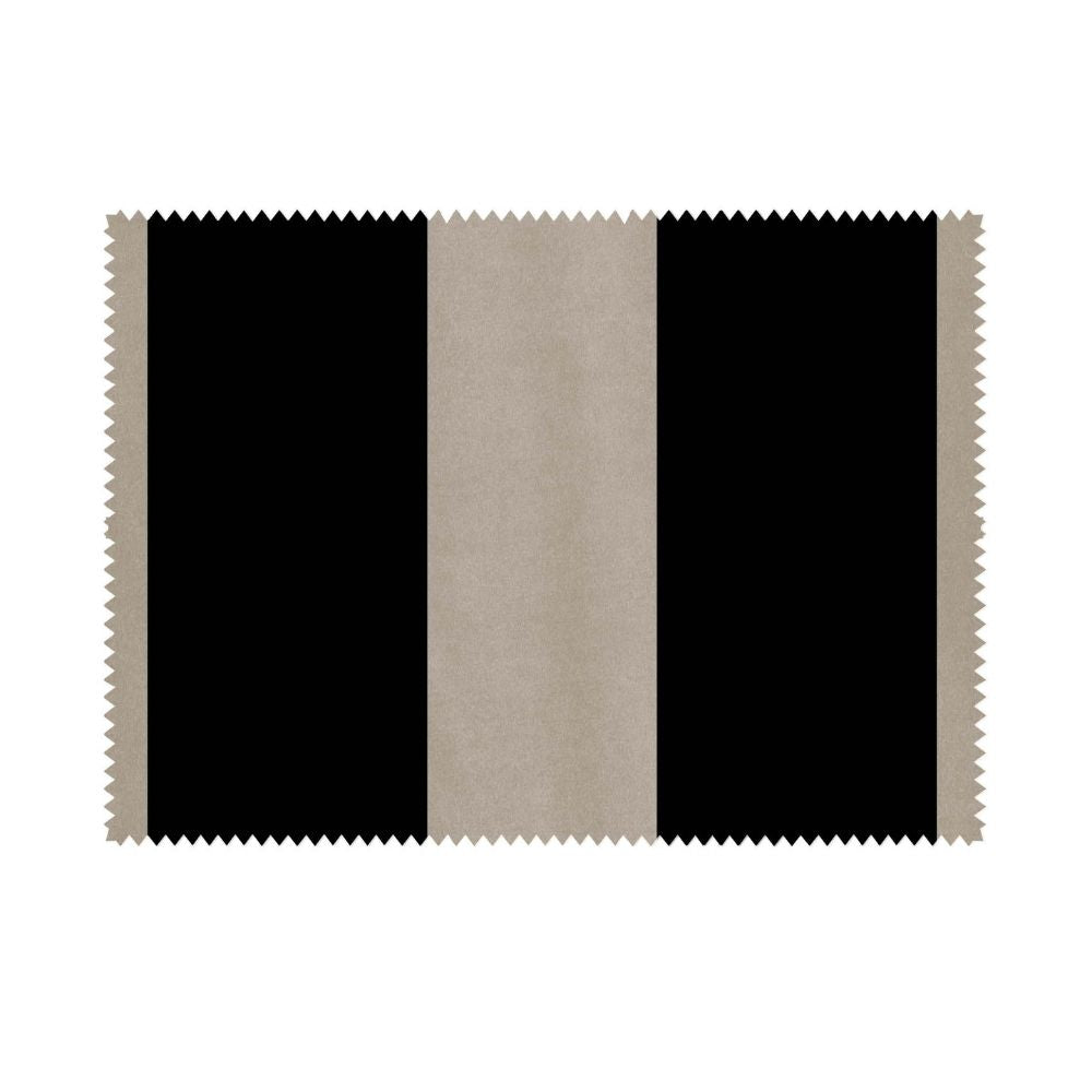 CARBON VELVET UPHOLSTERY  POLYESTER STRIPE BIG FABRICS VT 012