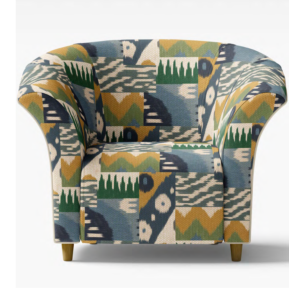 BUKHARA III – KRYPTON  SR NO: KR_318 Premium Upholstery Fabric (Polyester–Linen–Jute Blend)