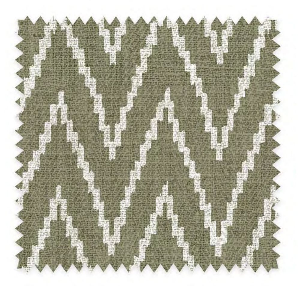 THE WHITE UPHOLSTERY ZIGZAG  WAVES BIG FABRICS  POLYESTER LINEN  CO