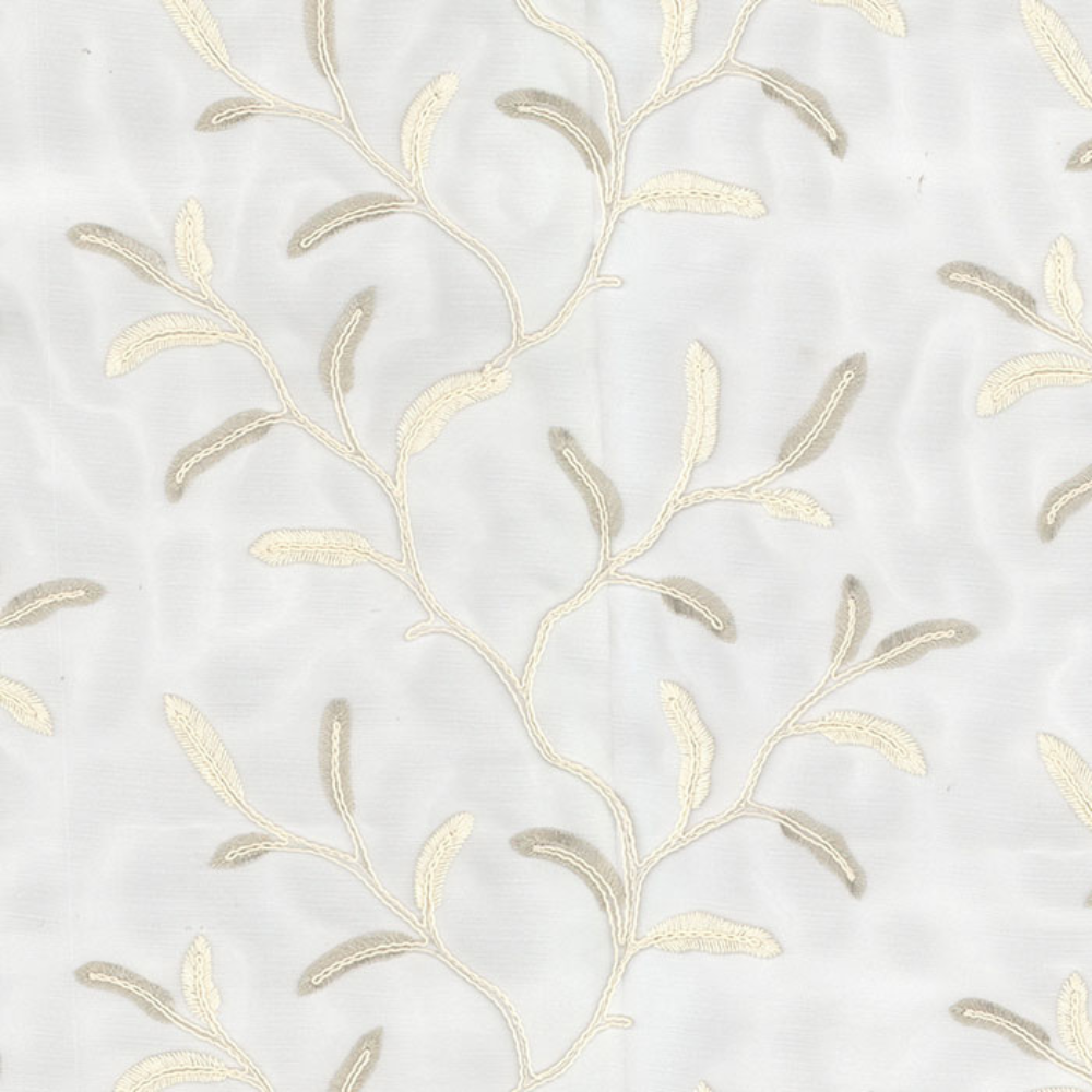 ELEGANT 32535 Embroidery Sheer  Curtain Fabric
