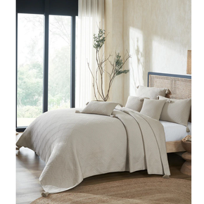 Aysel King Size Bed Cover & 2 Pillow Covers With 3 Cushion Covers (Set Of 6)