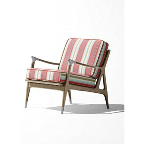 INDIAN SUMMER BASE RED WHITE GREEN STRIPES SOFA FABRICS