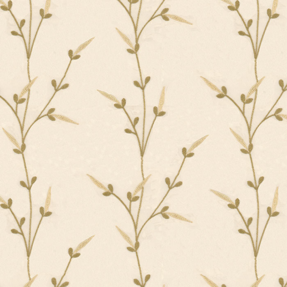 HILTON EMBROIDERY POLYESTER SORRENTO SHEER CURTAIN  FABRIC