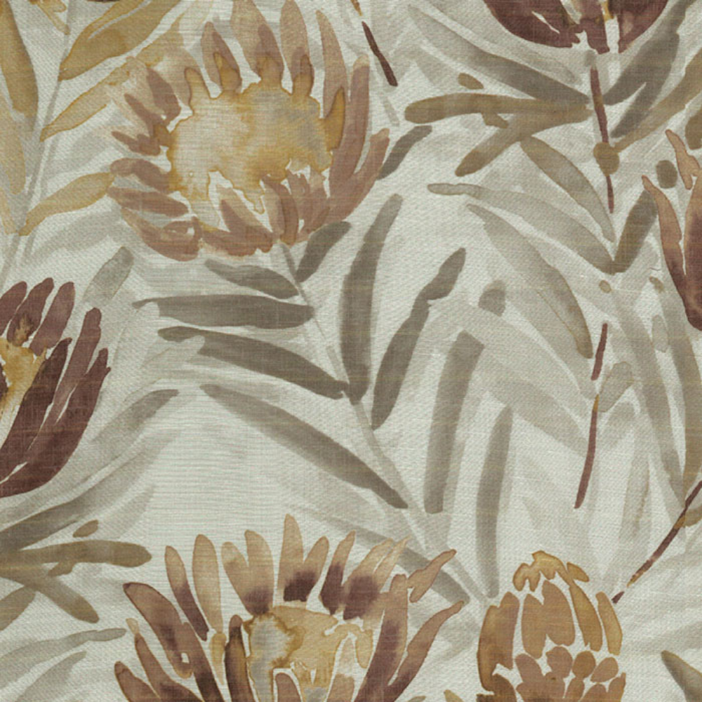 ICON POLYESTER BIG FLOWER SHEER  CURTAIN FABRIC