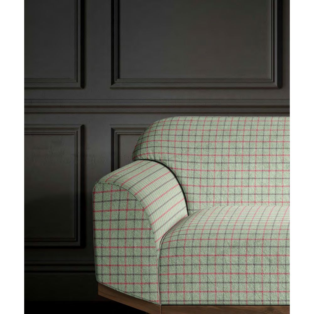 Mulberry II  LIGHT BLUE SMALL CHECK Sofa Febric