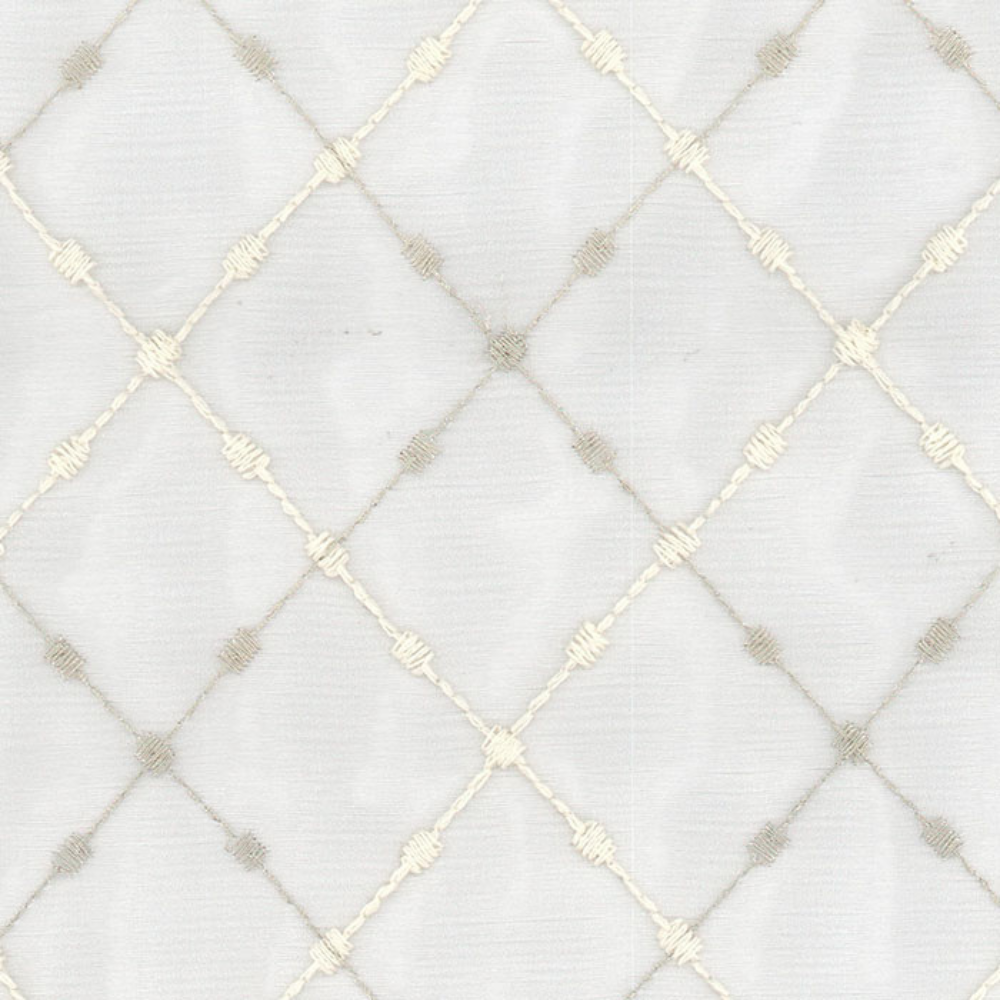 ELEGANT 32537 Embroidery Sheer  Curtain Fabric