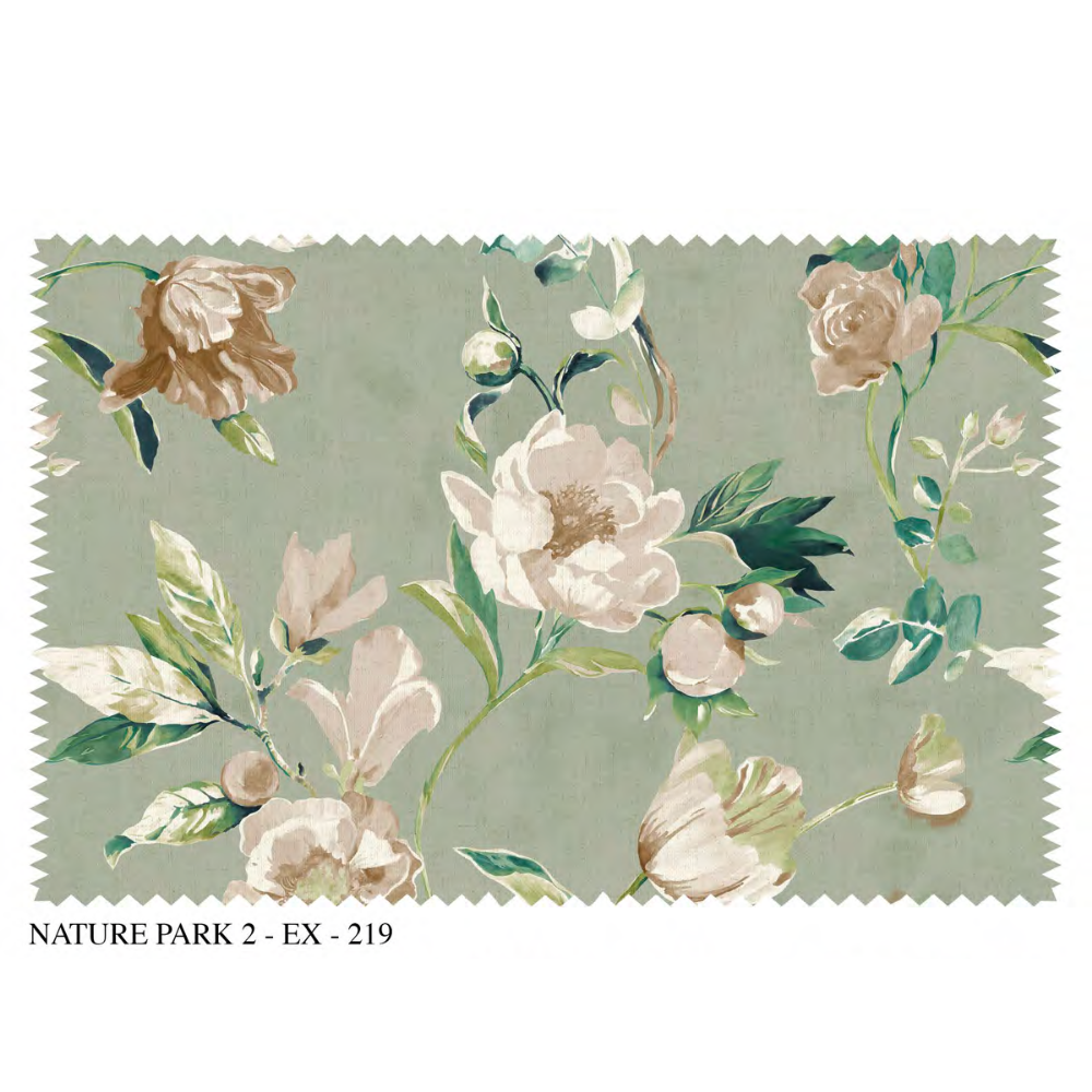 Nature Park-II EX-219 Elegant Drape – Excel Quality Curtain Fabric Linen