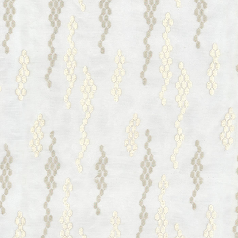 ELEGANT 32539 Embroidery Sheer  Curtain Fabric