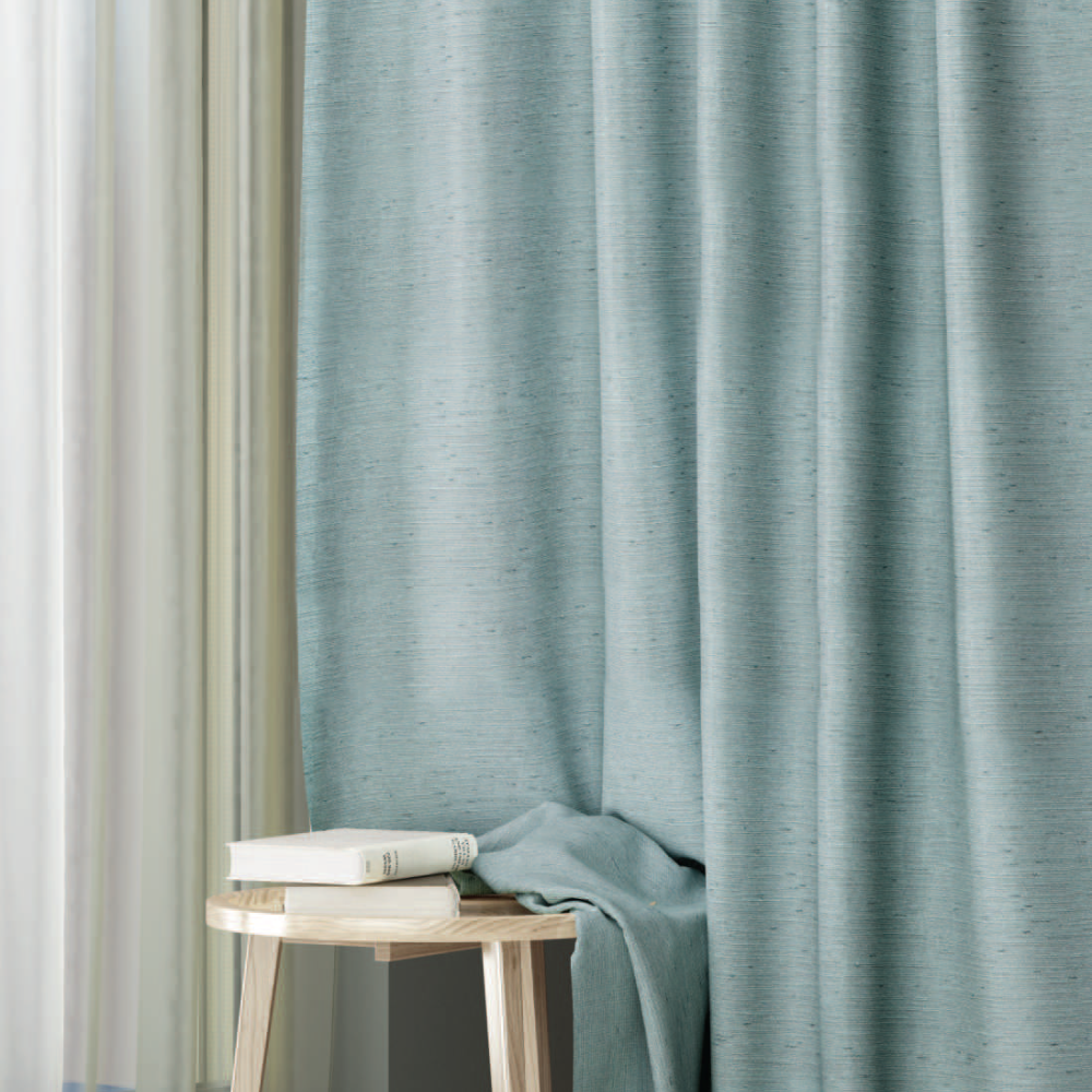 SILICA POLYESTER TEXTURE  CURTAIN FABRICS