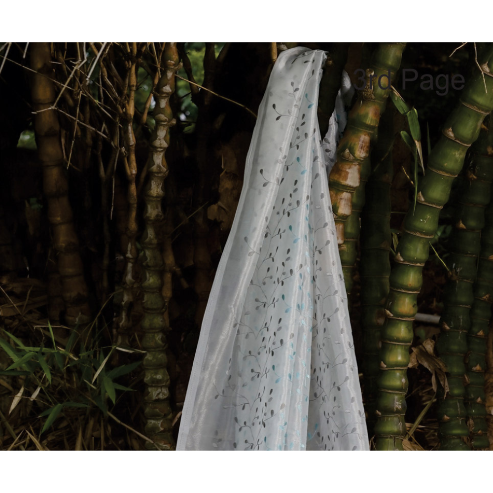 RIO EMBROIDERY POLYESTER 27338 SHEER CURTAIN FABRICS