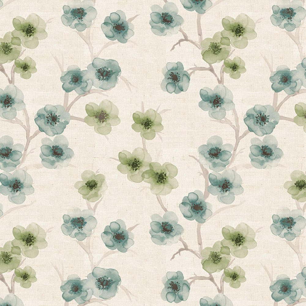 BARBADOS POLYESTER PRINT FLOWER MAIN CURTAIN FABRICS