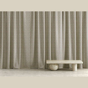 CYPRUS ALAYA POLYESTER COTTON  CURTAIN FABRICS TEXTURE