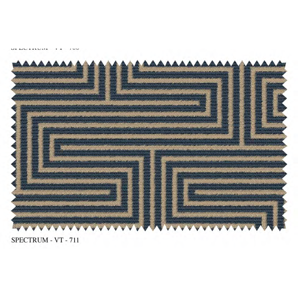 Spectrum Collection Geometric Maze Vermount Velvet Upholstery Fabric (100% Polyester)