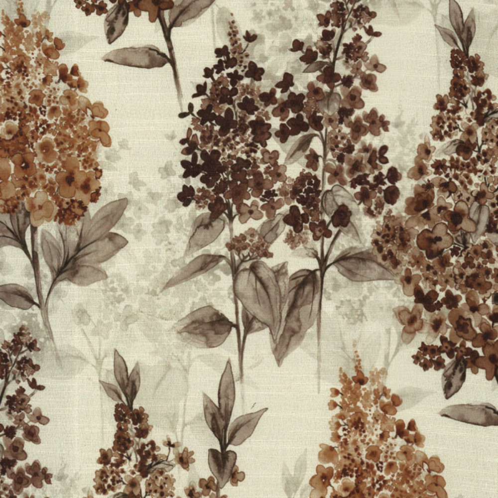 ICON POLYESTER FLOWER PRINT MAIN CURTAIN FABRIC