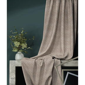 WILLSHIRE POLYESTER GEOMETRIC COTTON CURTAIN FABRICS 203