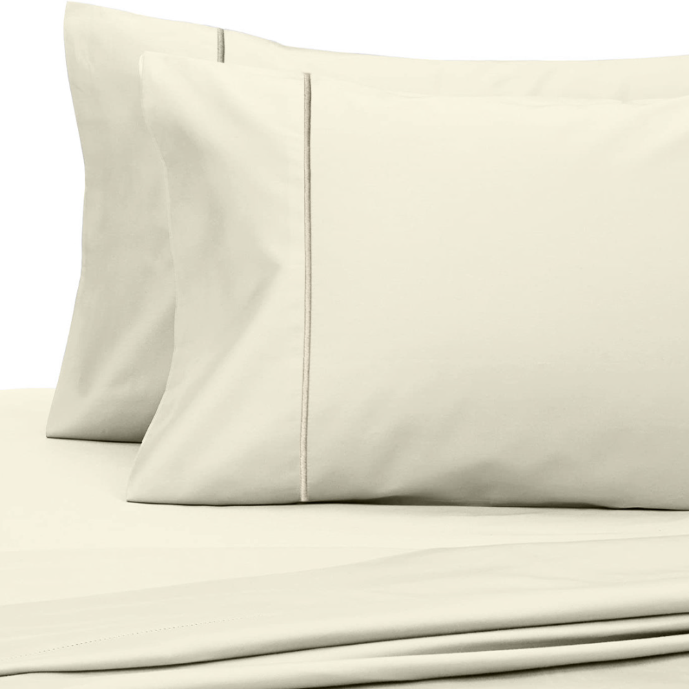 Oscar 100% cotton double bedsheet set : 400 103A Turtledove SM