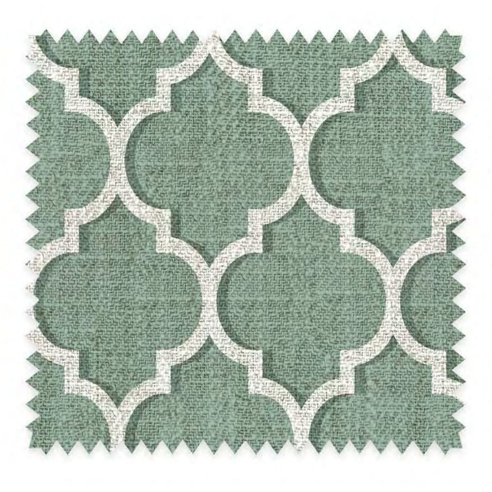 THE WHITE UPHOLSTERY GEOMETRIC  POLYESTER LINEN CO FABRICS