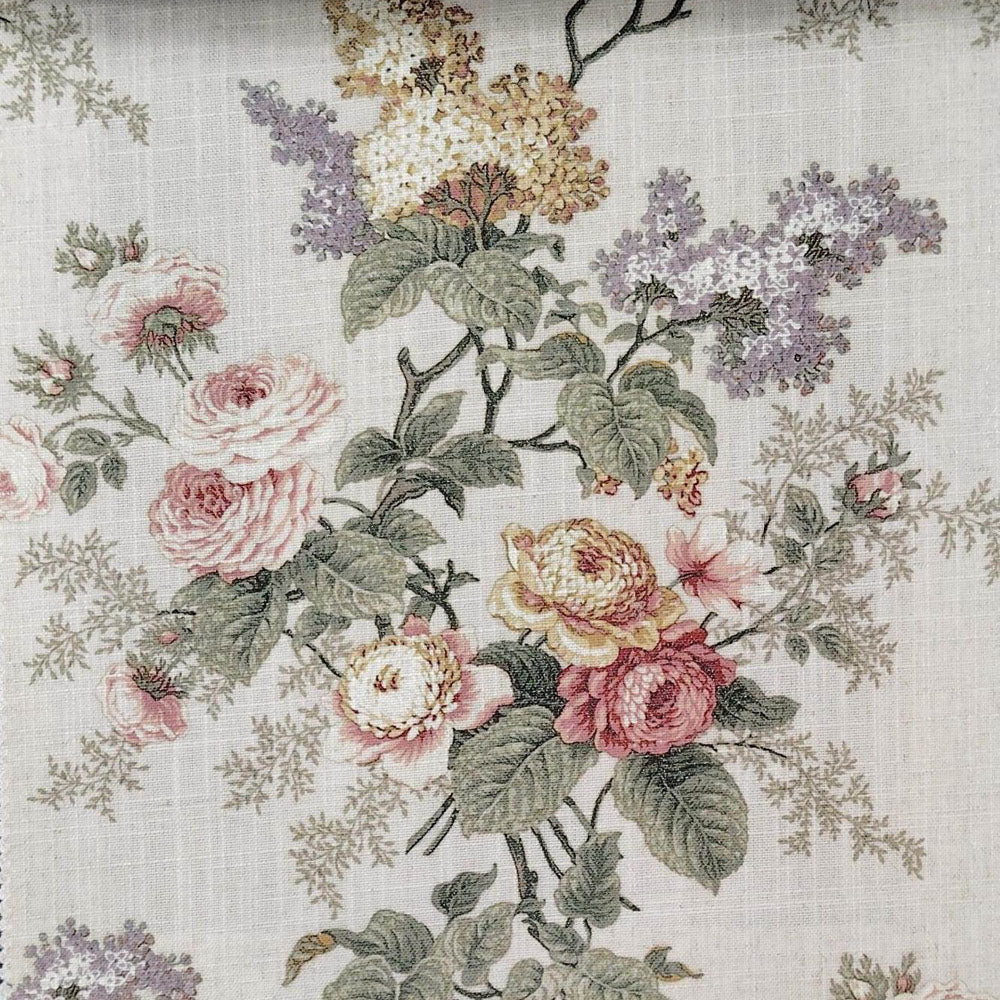 English Classic-Alluring  printed curtain fabrics flowering GL 32