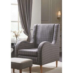 VIVIAN CHECKS BIG UPHOLSTERY POLYESTER  FABRICS