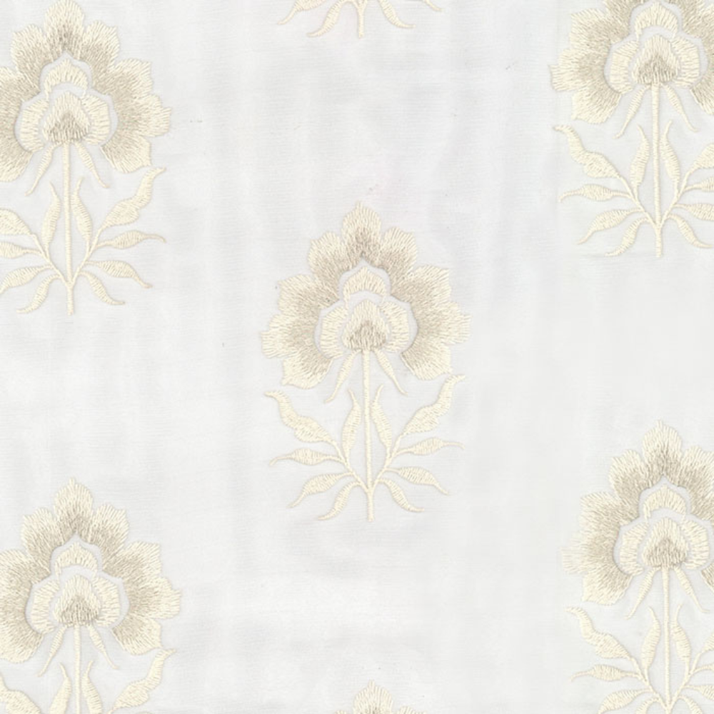 ELEGANT 32540 Embroidery Sheer  Curtain Fabric