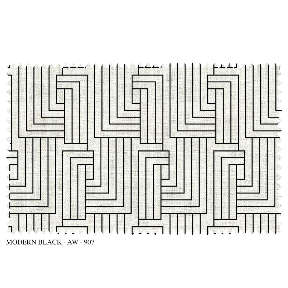 Modern Black Collection – SR No: 907 – Premium Blind Fabric | Elegant & Durable Window Covering