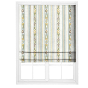 MODERN COUNTRY BLINDS  GEOMETRIC FABRICS POLYESTER LINEN