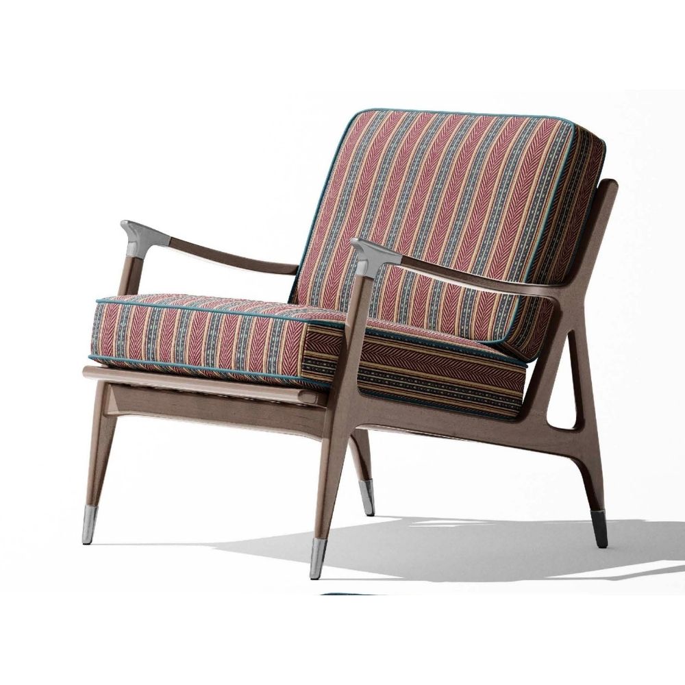 DURBAR VELVET UPHOLSTERY POLYESTER  HERRINGBONE STRIPE FABRICS 928