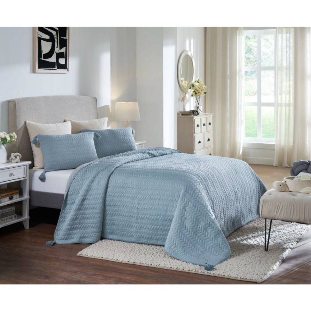 Uzoma King Size Bed Cover & 2 Pillow Covers (set of 3)