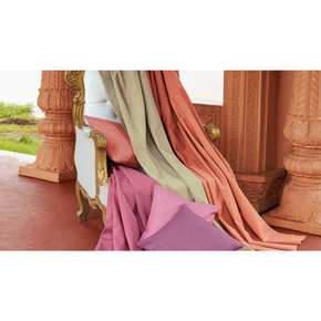 LORELLE PRINT TEXTURE MAIN CURTAIN FABRICS F