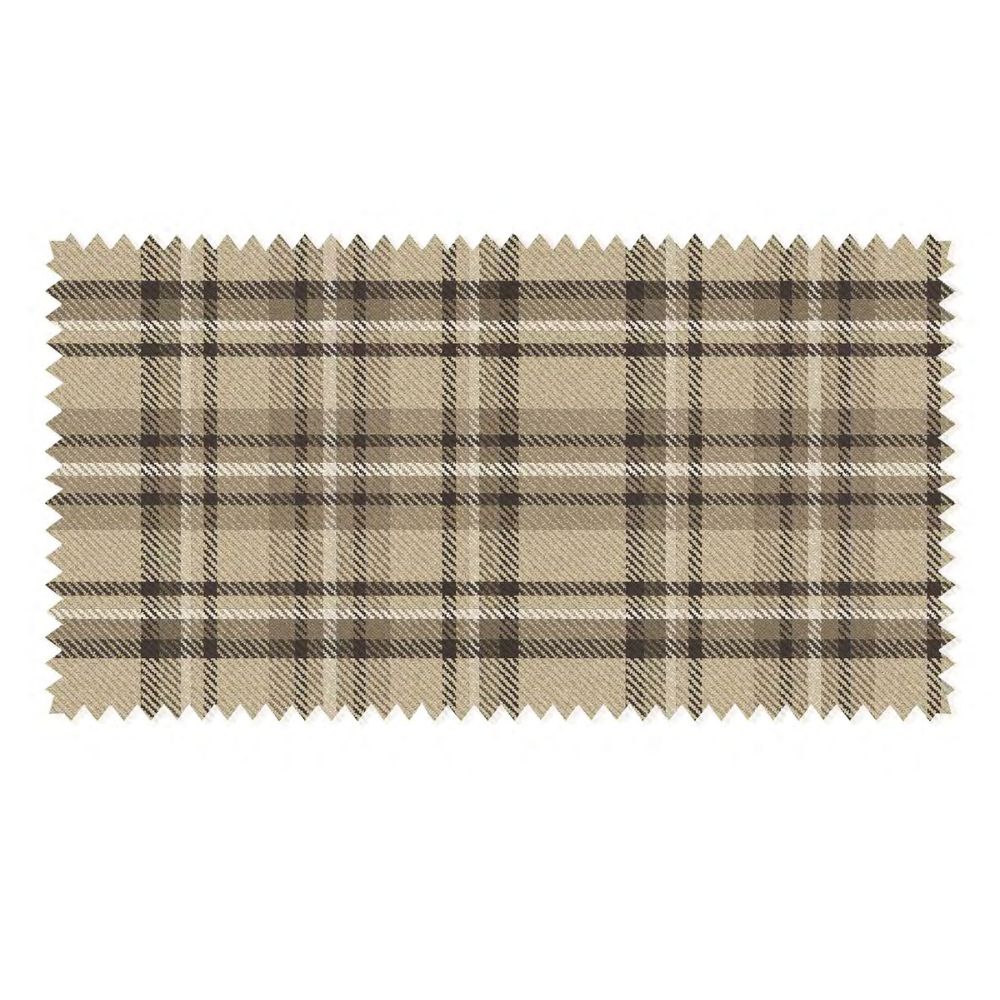 Mulberry II CHECK BEIGE Sofa Febric