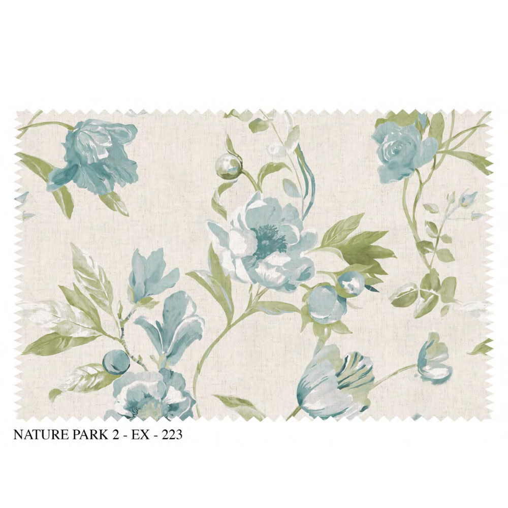 Nature Park-II EX-223 Elegant Drape – Excel Quality Blind Fabric Linen