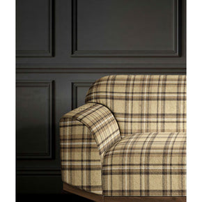 Mulberry II CHECK BEIGE Sofa Febric
