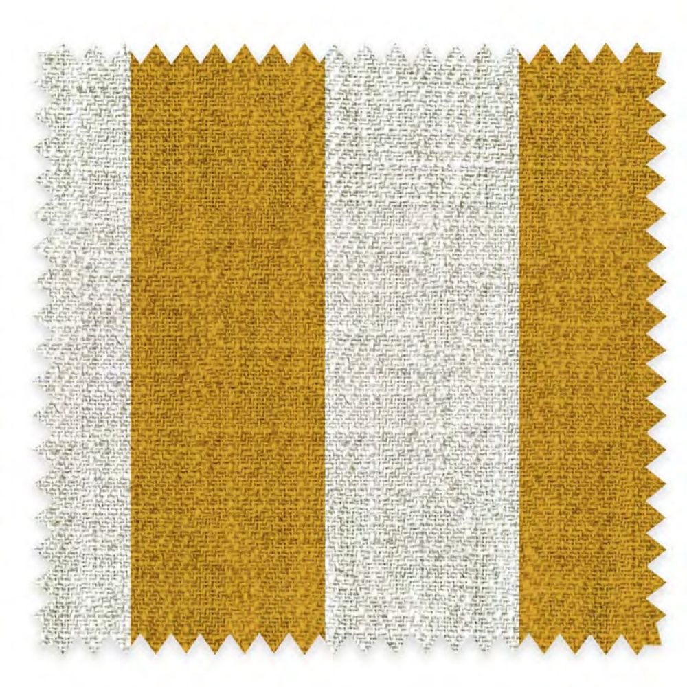 THE WHITE UPHOLSTERY BIG STRIPE  FABRICS  POLYESTER LINEN STRIPE