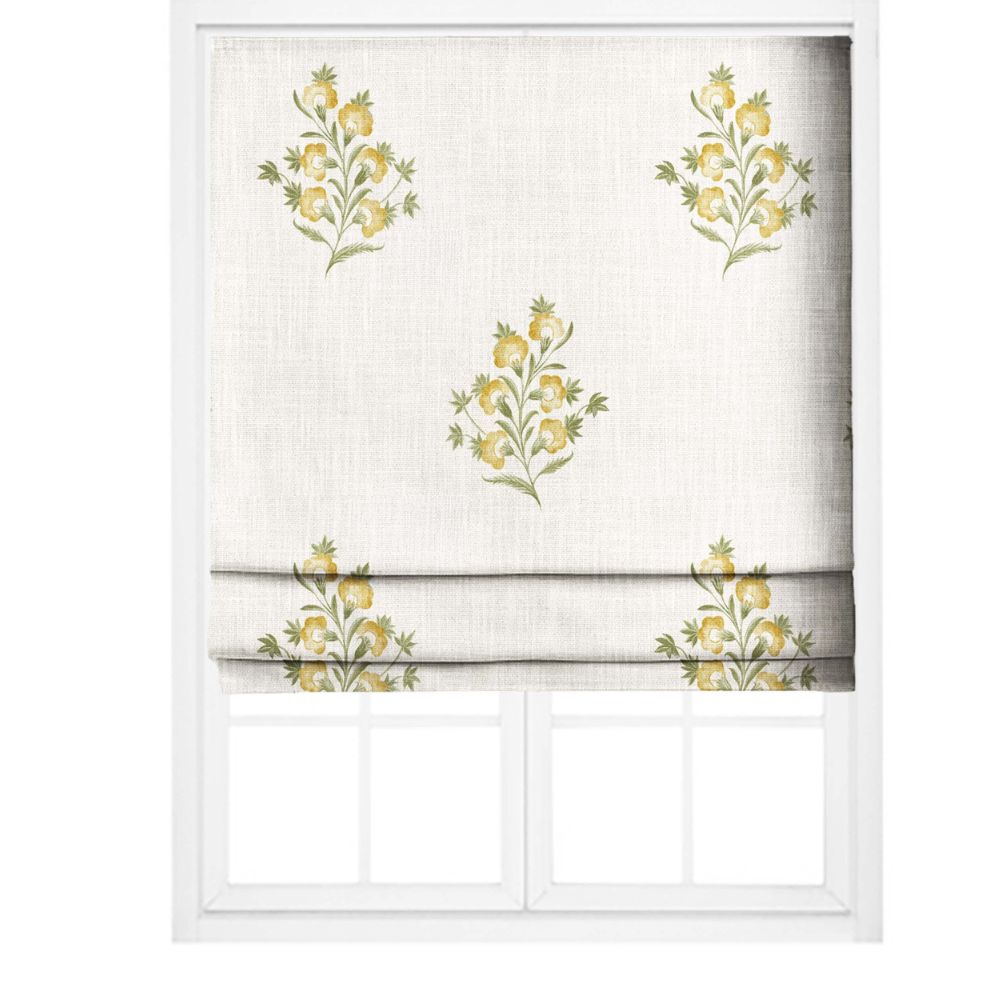 MODERN COUNTRY BLINDS FABRICS PRINT FLORAL TREE  POLYESTER LINEN