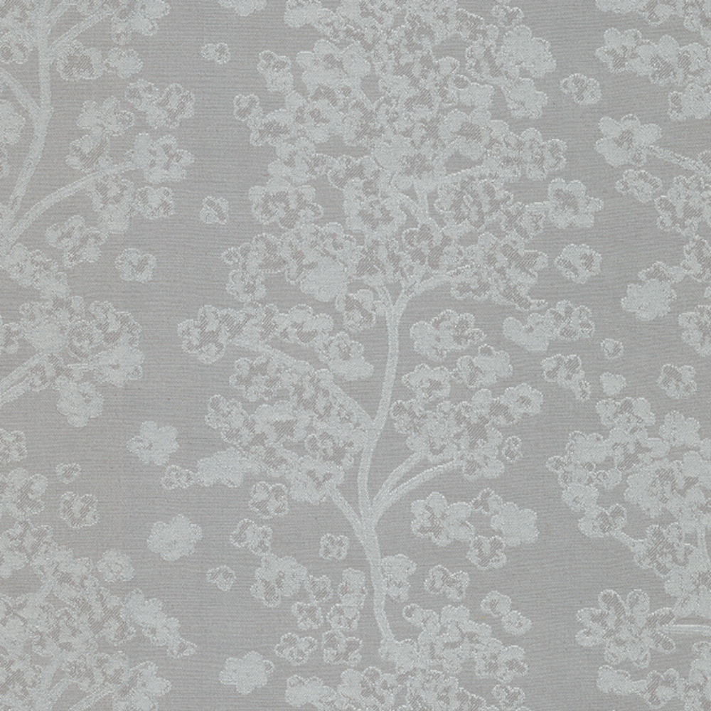 GLOSTER JACQUARD POLYESTER MAIN CURTAIN  LEAF BROWN FABRIC