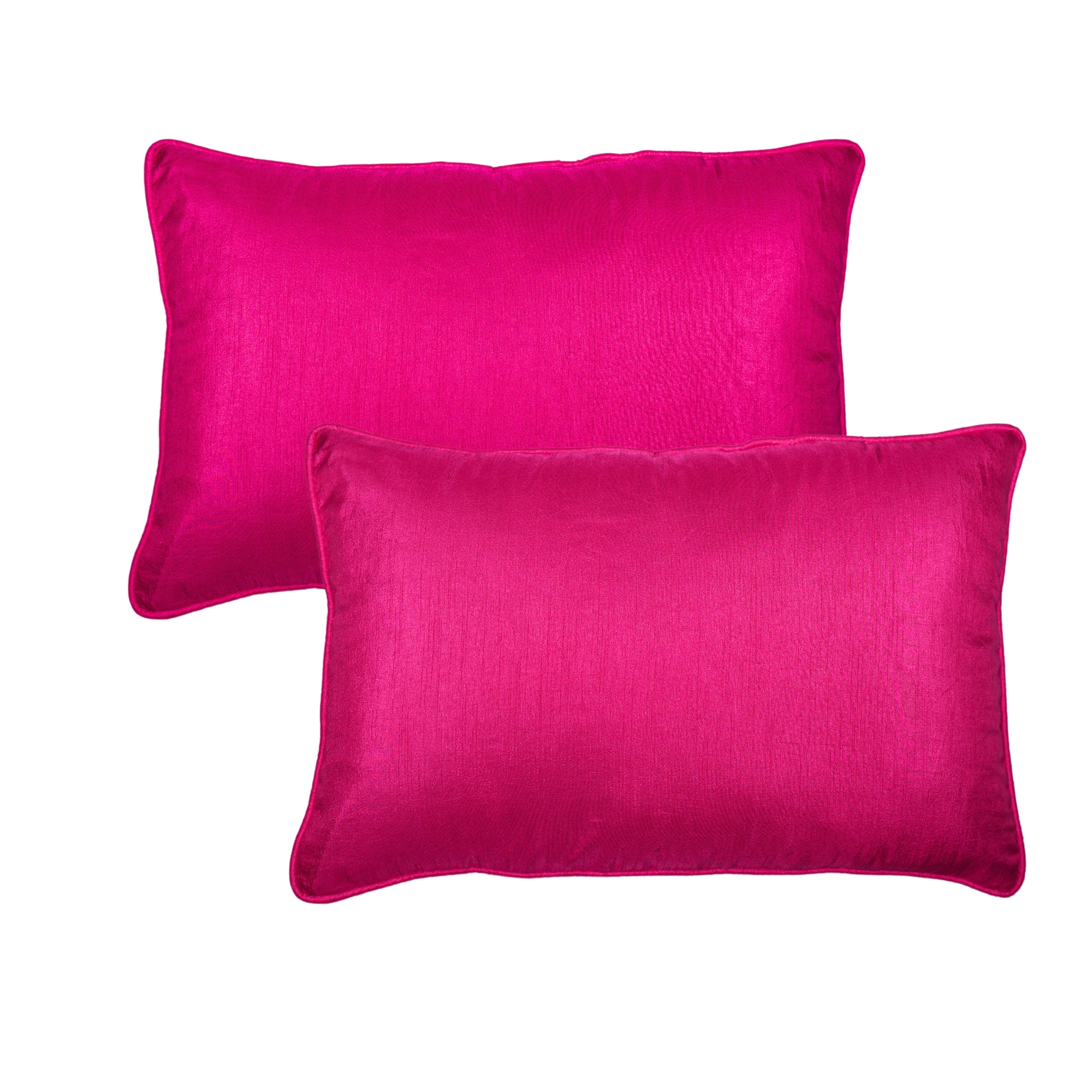 SILK PLAIN  SOLID COLOR CUSHION COVER 30CMX45CM