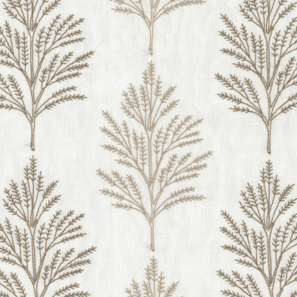 LUCY EMBROIDERY  TREE SHEER CURTAIN FABRICS