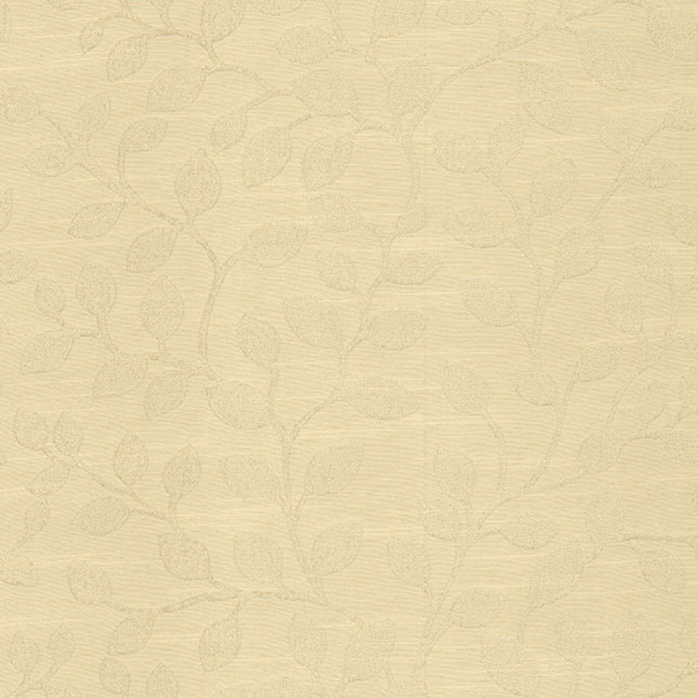 HILTON JACQUARD LEAF MAIN CURTAIN  FABRIC