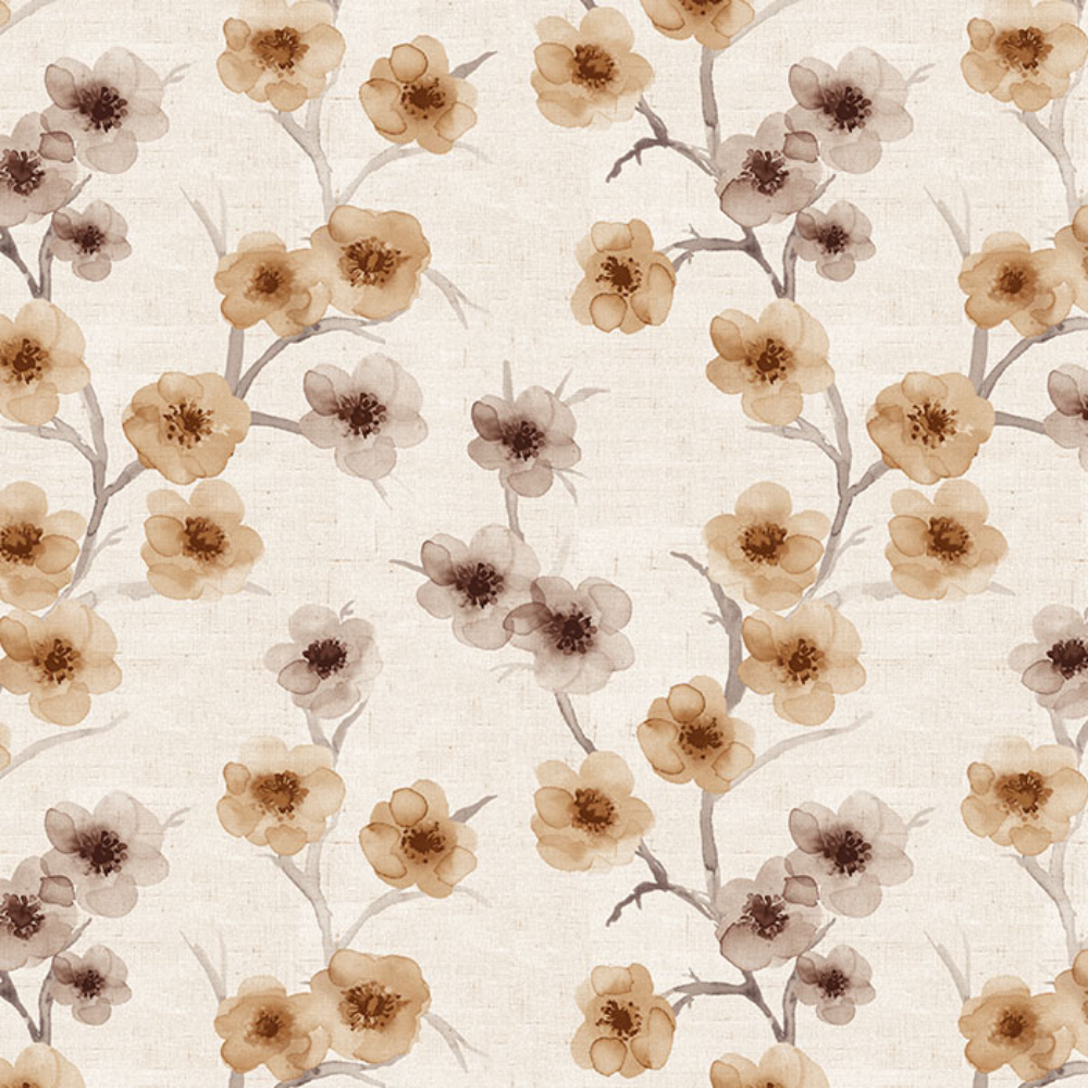 BARBADOS POLYESTER PRINT FLOWER MAIN CURTAIN FABRICS