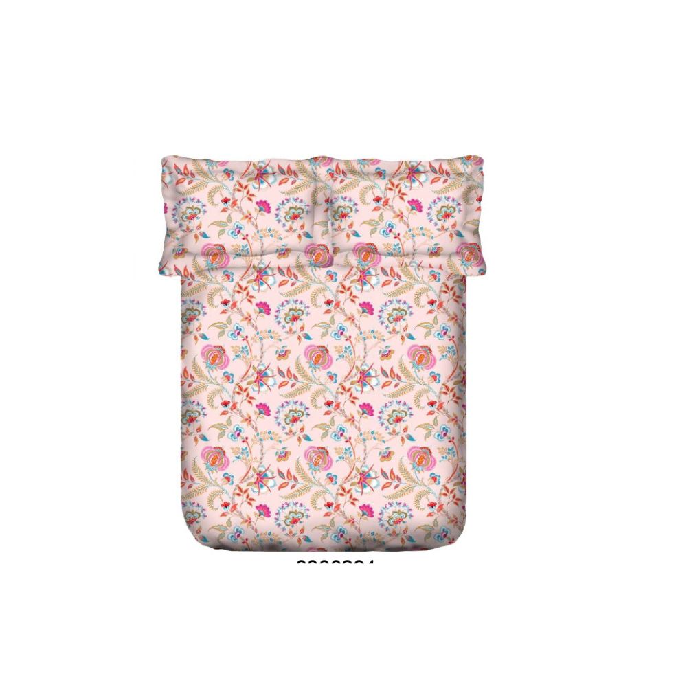 ELDORA AW COTTON PRINTED FLORAL PINK  SUPER KING SIZE  BEDSHEET