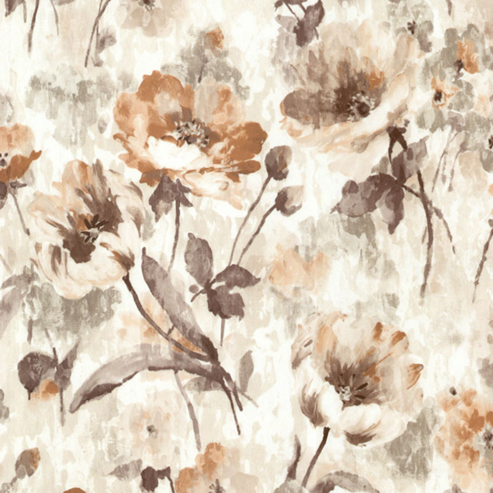BARCELONA POLYESTER FLOWER PRINT  MAIN CURTAIN  FABRICS