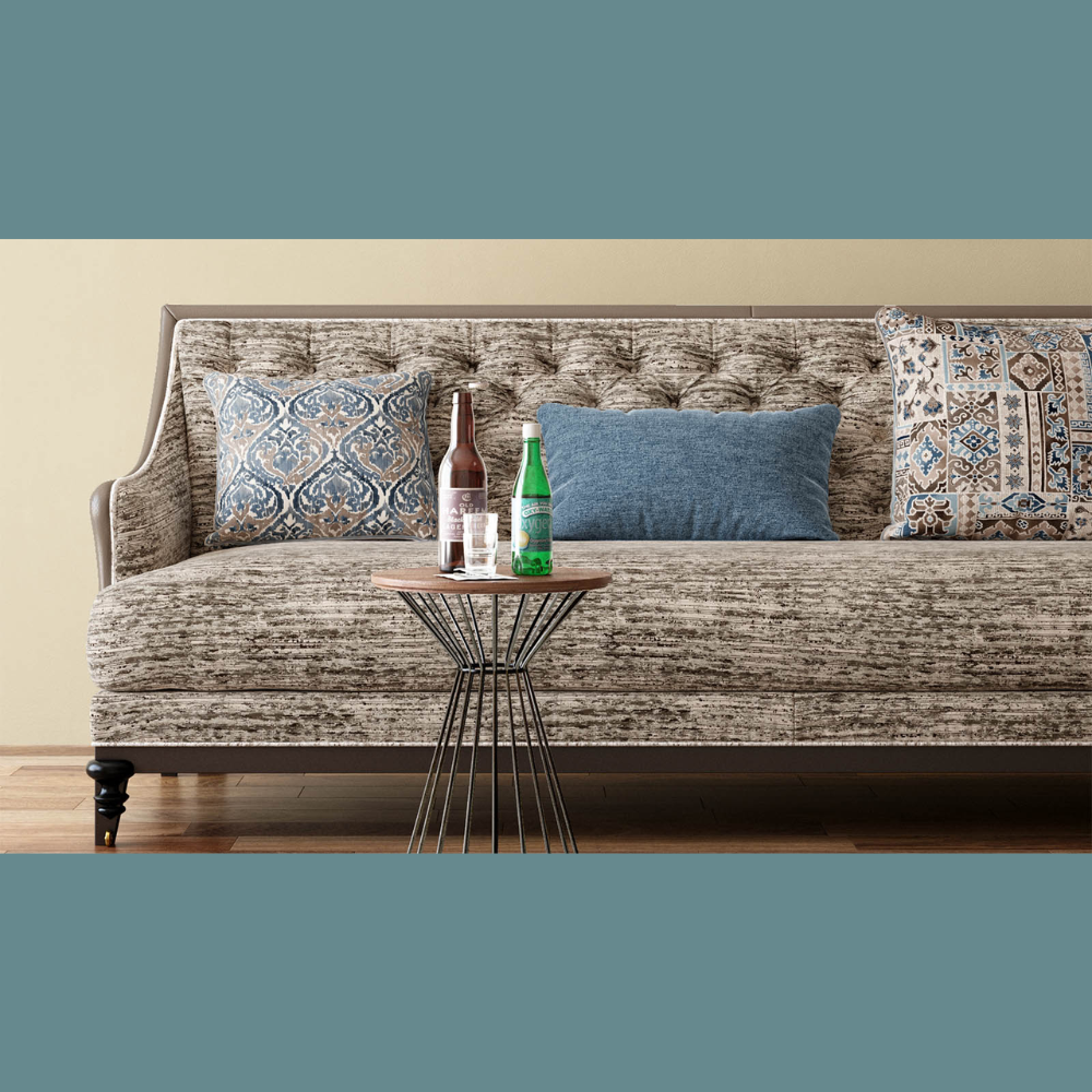 ROYALE STRIPE Velvet Upholstery Polyester fabrics