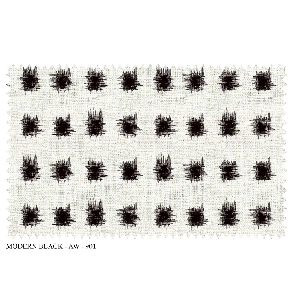 Modern Black Collection – SR No: 901 – Amazon White Fabric  Premium Linen Blend for Curtains
