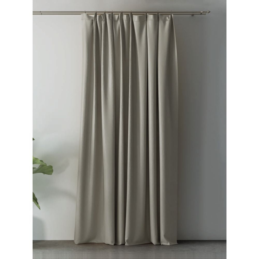SHEEN CURTAIN FABRICS COTTON POLYESTER  PLAIN