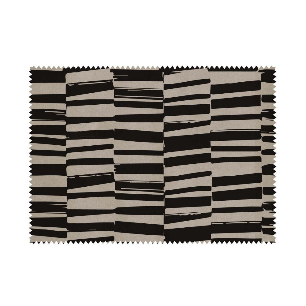 CARBON VELVET UPHOLSTERY  POLYESTER 3D ZIGZAG FABRICS VT 017