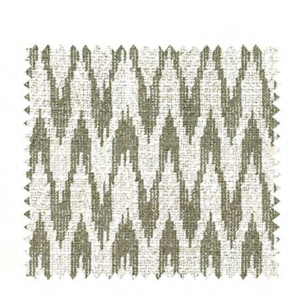 PATTERN CANDY POLYESTER LINEN UPHOLSTERY LIGHT GREEN WAVES FABRIC CA  119