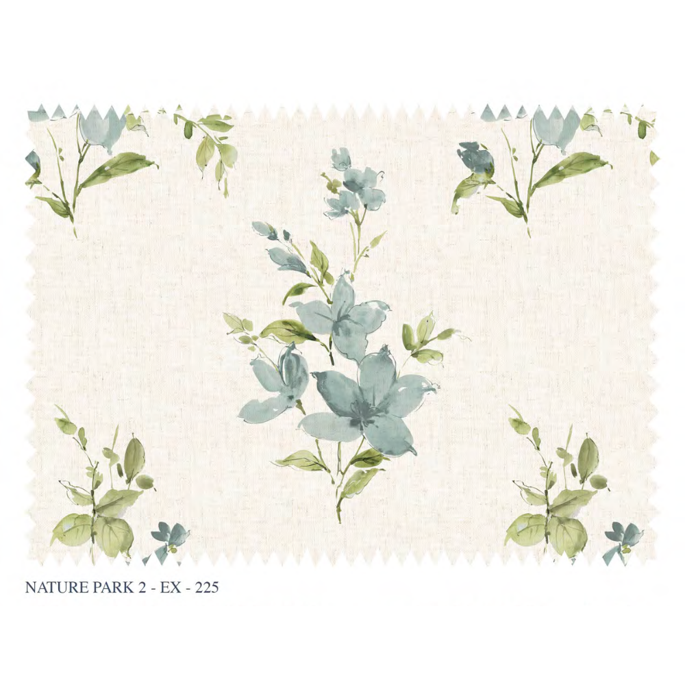 Nature Park-II EX-225 Elegant Drape – Excel Quality Curtain Fabric Linen